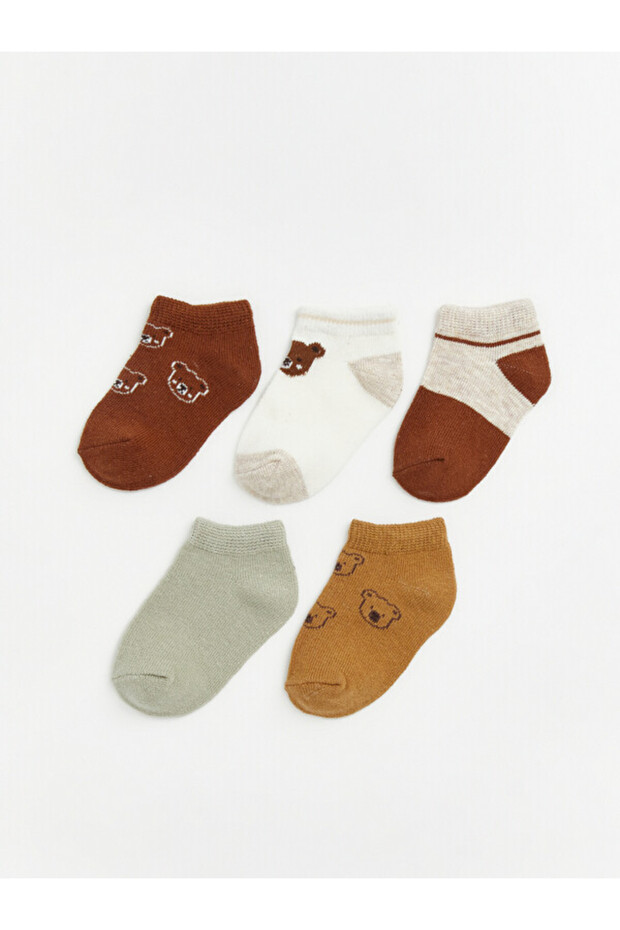 I Baby Boy Booties Socks 5-Pack from Freezen Store
