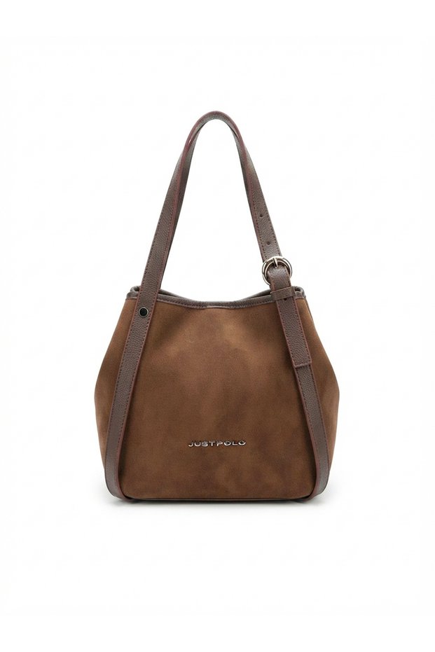 Multi-Compartment Women's Hand and Shoulder Bag Suitable for Daily Use