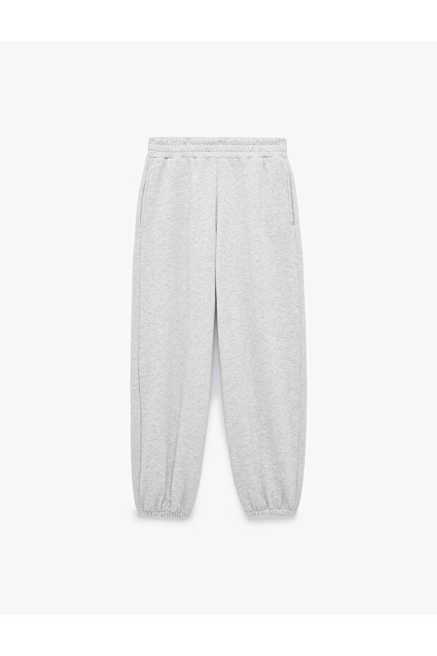 Three-Threaded, Elastic Waist, Comfortable Fit, Pocketed Barrel Balloon Sweatpants