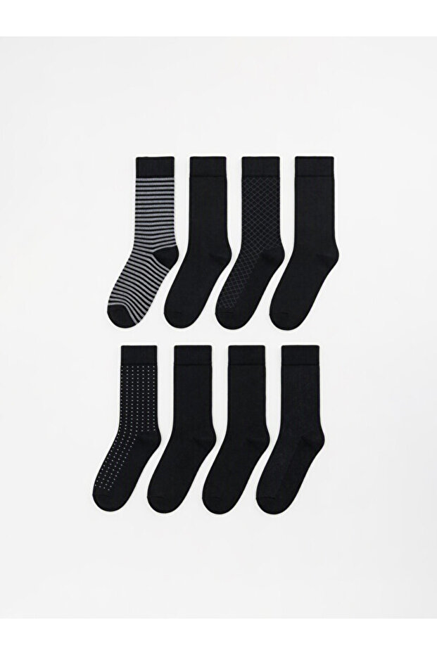 Timeless Clothing & Timeless Choices Embroidered Men's Socks 7-Pack