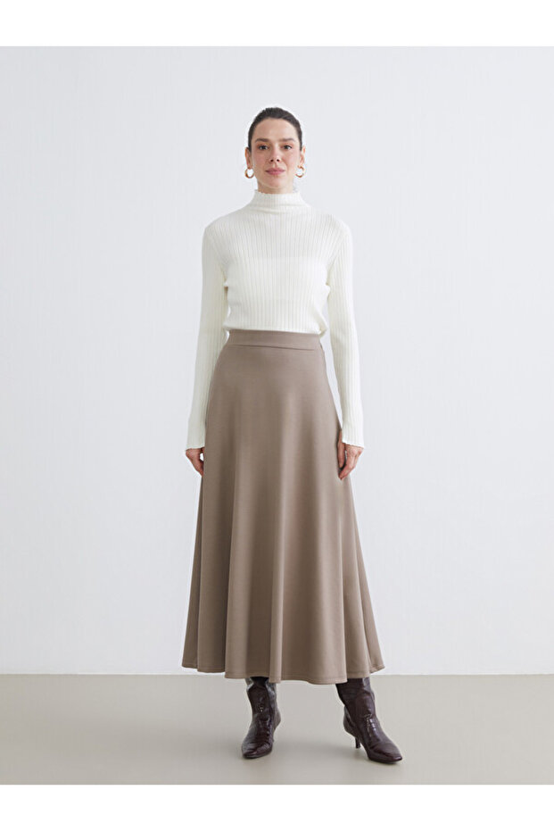 Timeless Clothing & Timeless Choices A-Line Flared Skirt with Drawstring Waist
