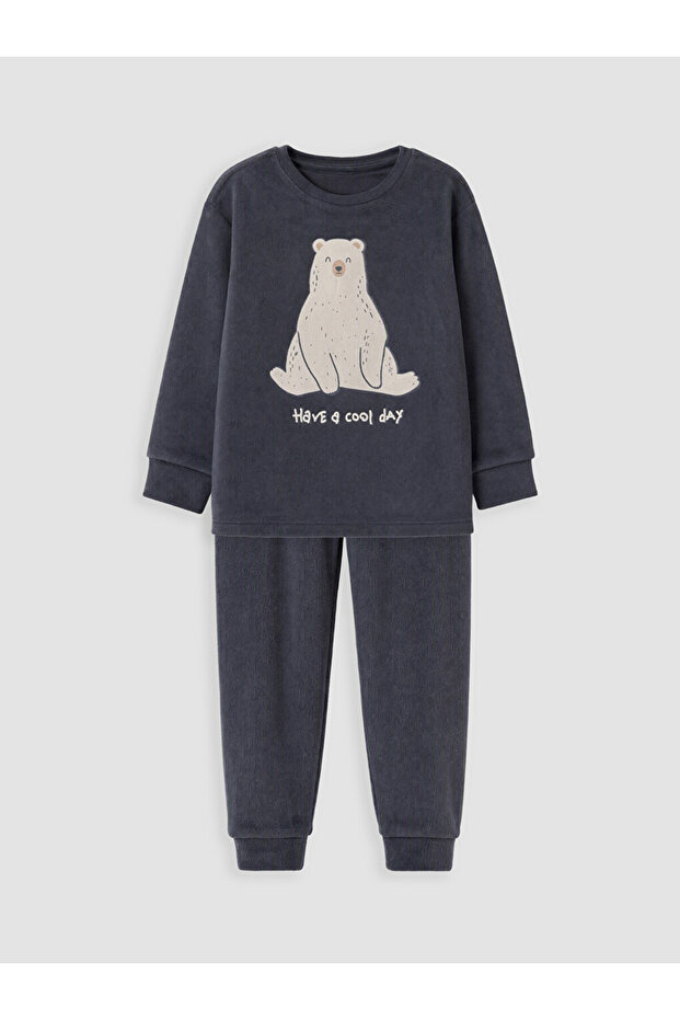 Embroidered Boys' Pajama Set from Uzg Store for Style Enthusiasts