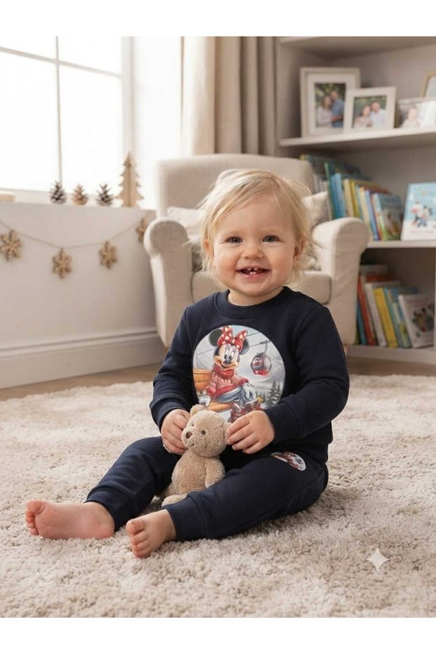 Cotton Printed Double Baby Girl Set