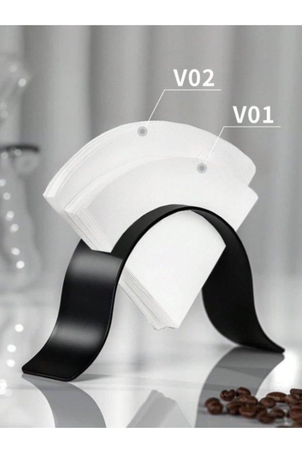 Black metal filter holder