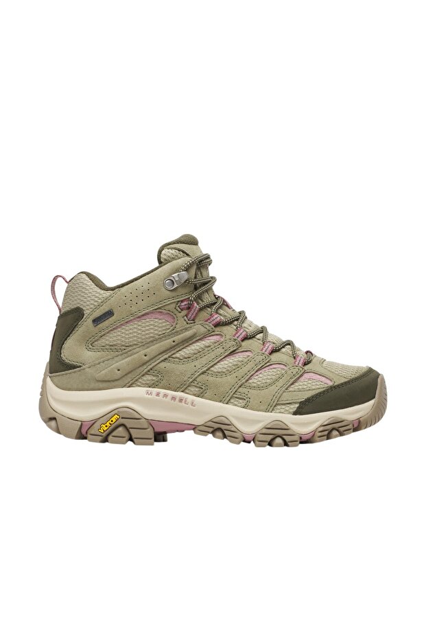 Women's Khaki Moab 3 Mid Gtx Boots