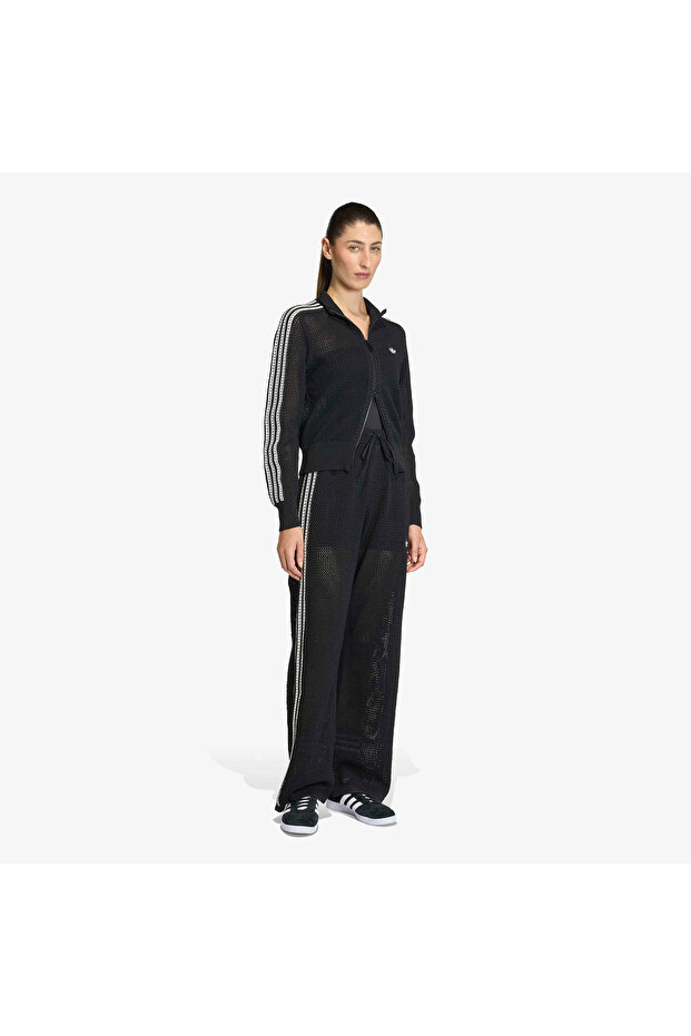 Crochet Tp Women's Black Sweatpants