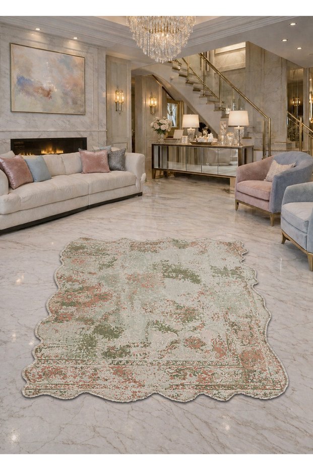 Sdt Mixed Patterned Modern Woven Base Decorative Carpet Sdtamor1579