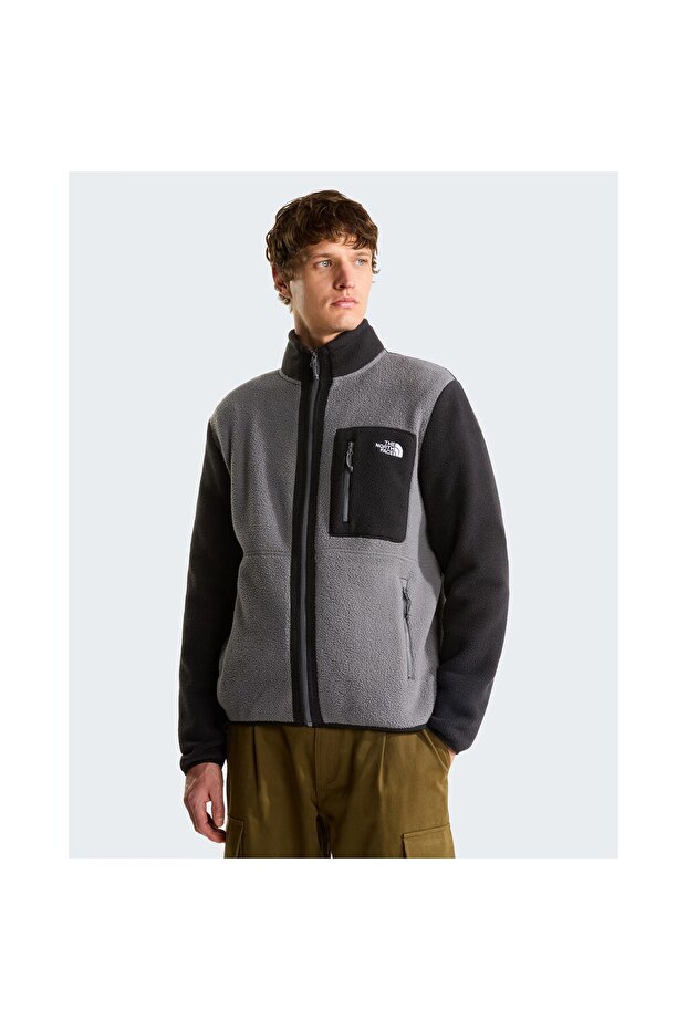 Yumiori Men's Gray Jacket (Nf0A883Rrpi1)
