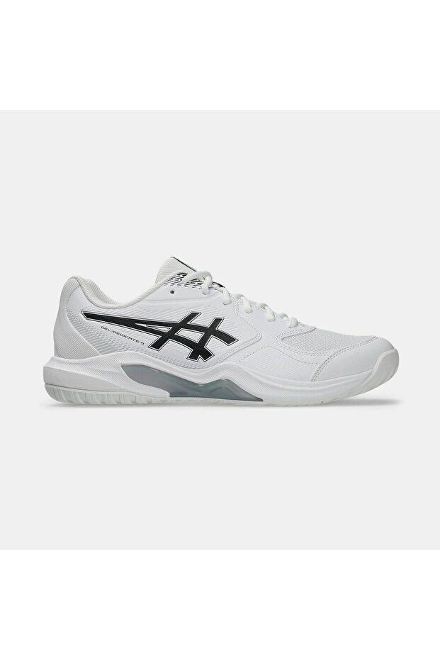 1041A543 Gel-Dedicate 9 Tennis White-Black Unisex Sports Shoes