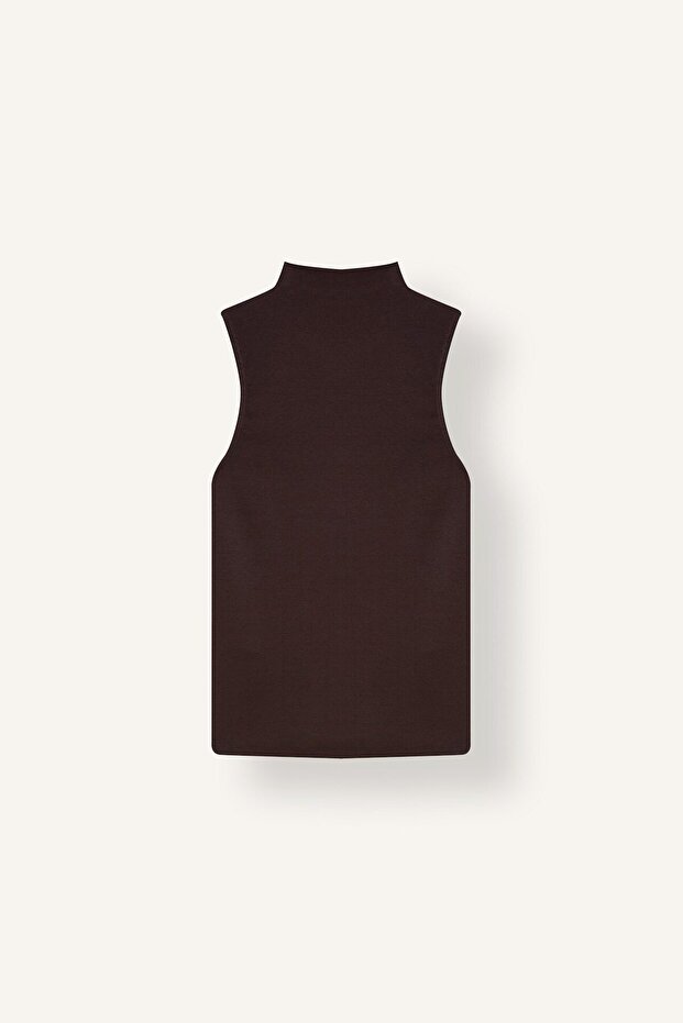Slim Fit Half Turtleneck Ribbed Basic Undershirt I2230Ax26Au