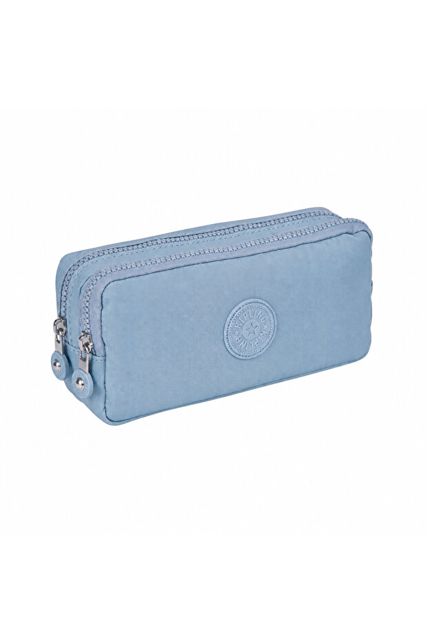 124 Crinkle Fabric Double Compartment Pen Holder