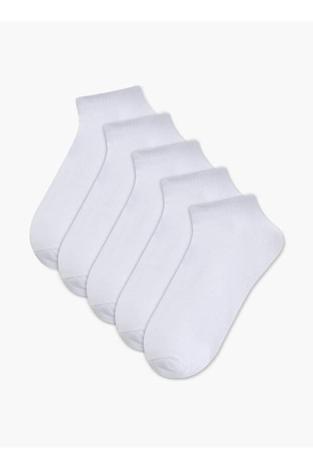 Textured Ankle Length Socks - Set of 5