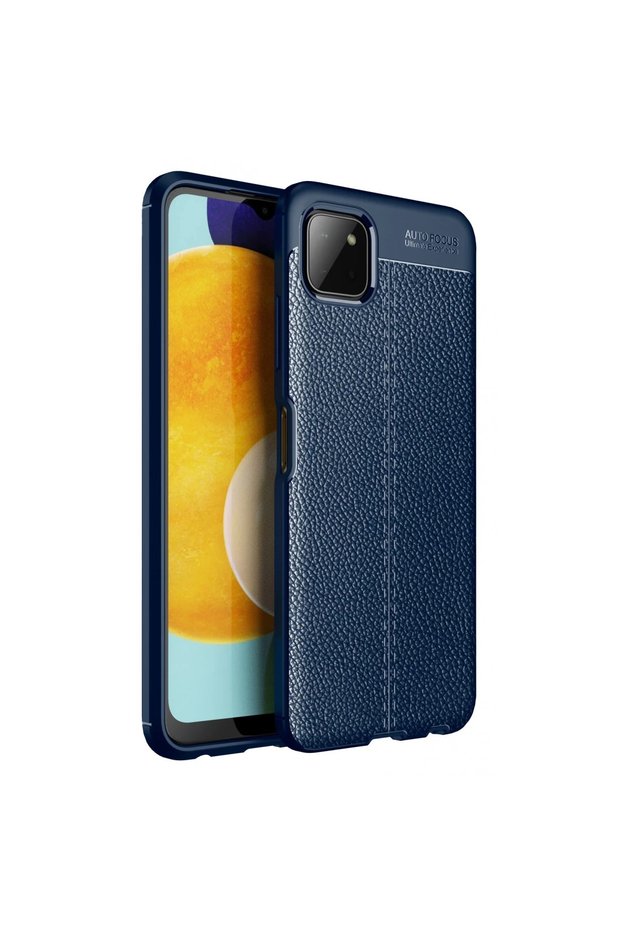 غطاء Samsung Galaxy A22 للتركيز التلقائي - أزرق داكن