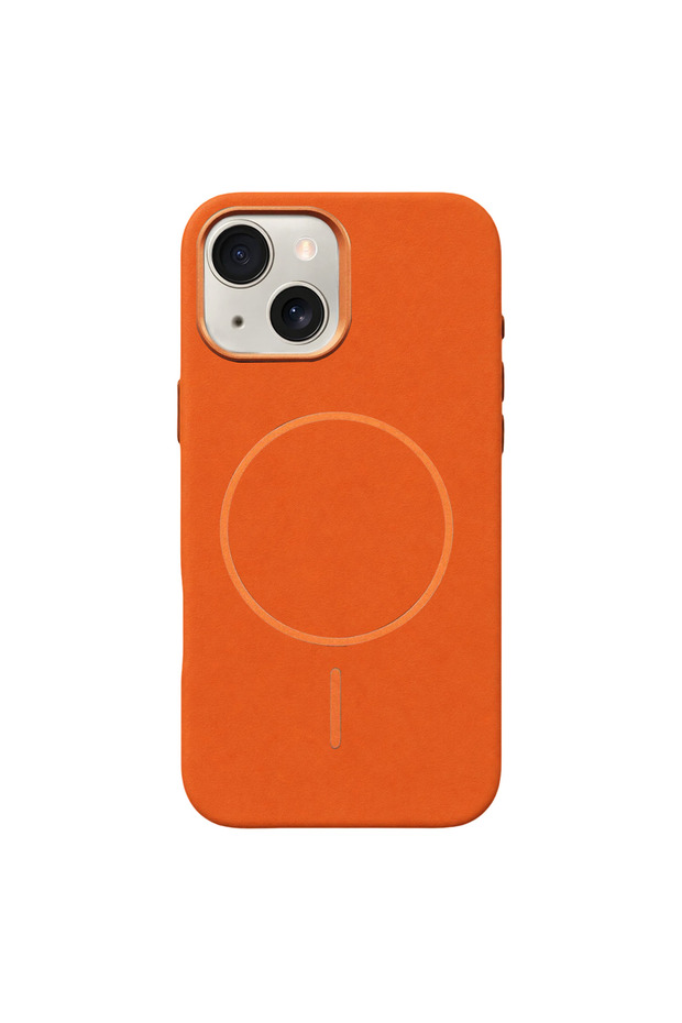 Joko apple iphone 14 luno leather magsafe cover - orange