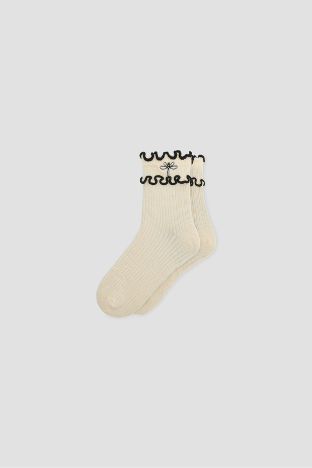 Girl Ecru Socks