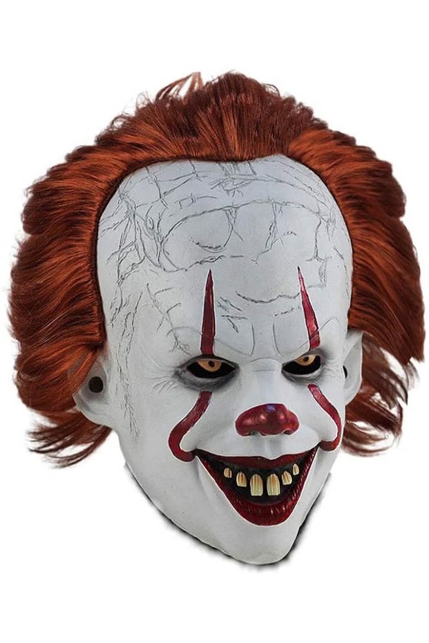 Clown Mask Latex Horror Mask Cosplay Headgear Masquerade Costume Accessories Halloween