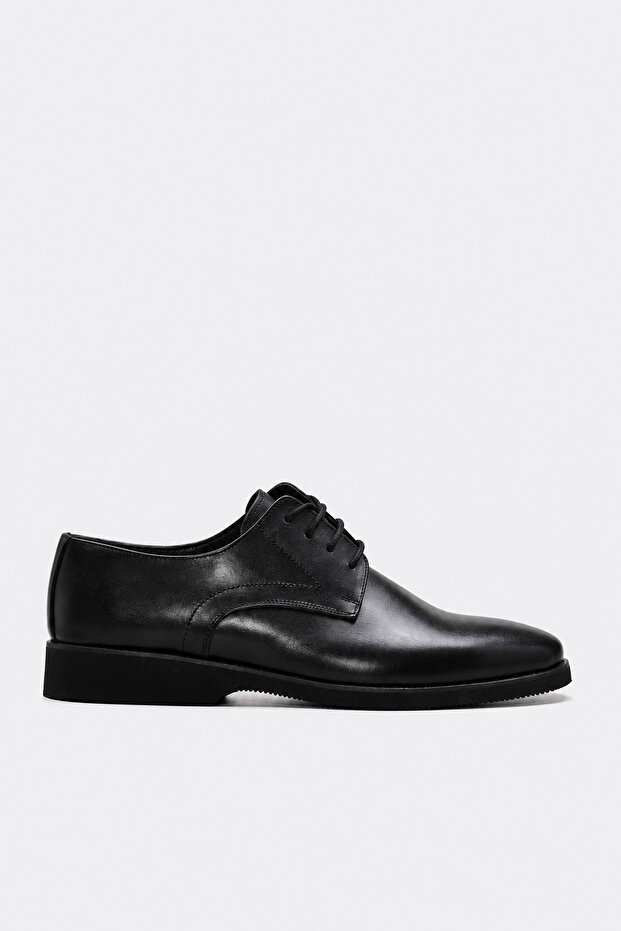Genuine Leather Black Men's Classic Shoes 218Ma509Eva