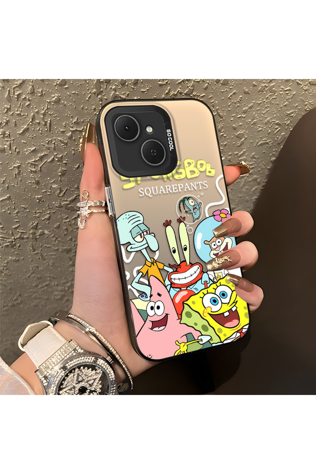Tecno Spark 40C Compatible Childish Cartoon Case, Undersea Character Group Creative Flat Print