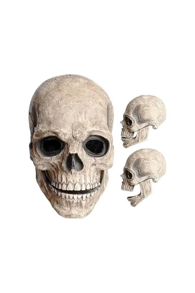 Halloween Mask Halloween Full Head Skull Creepy Mask Realistic Halloween Mask Latex Helmet Cosplay Party Props