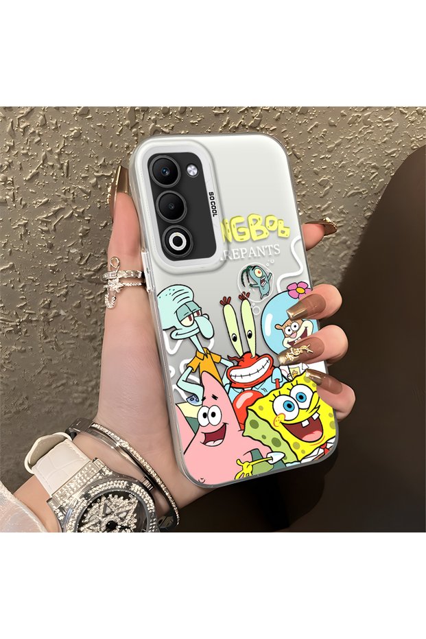 Oppo A5 4G/5G Compatible Childlike Cartoon Case, Undersea Character Group Creative Flat Print