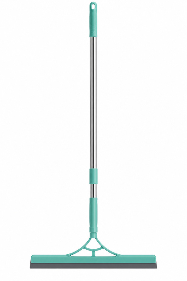Floor Squeegee Broom Set (97x30cm) - Multi-Surface Water & Hair Removal Squeegee for Bathroom, Tile, Window & Glass Cleaning 2 Piece