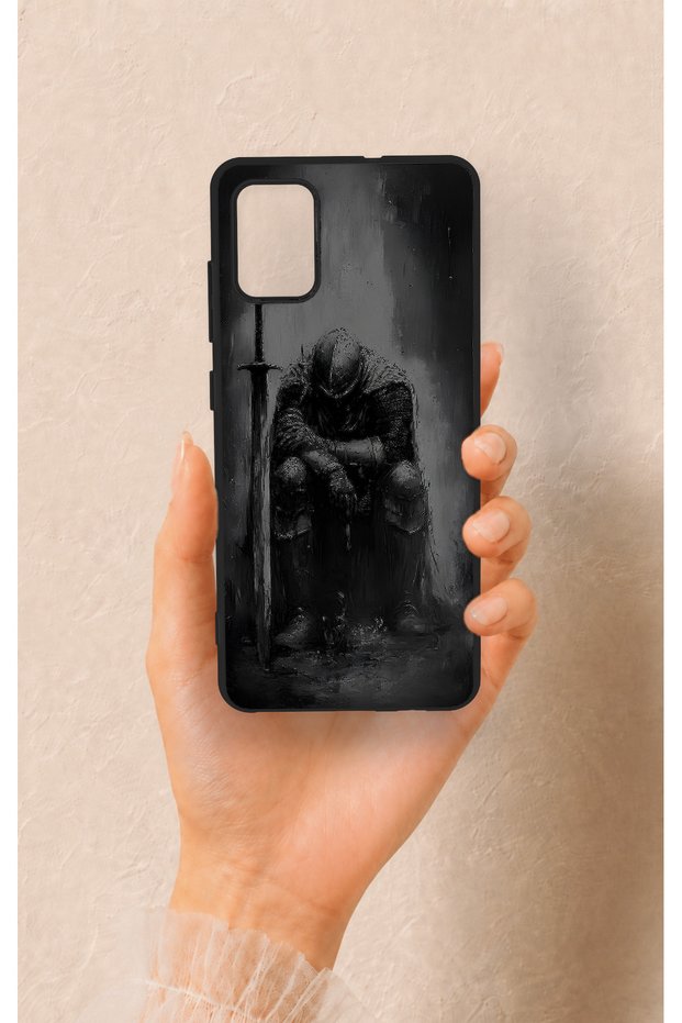 Samsung A51 Compatible Tired Knight Patterned Silicone Case