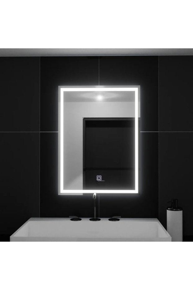 Oglinda LED Rectangulara, 50x70cm, FRAME Basic Touch