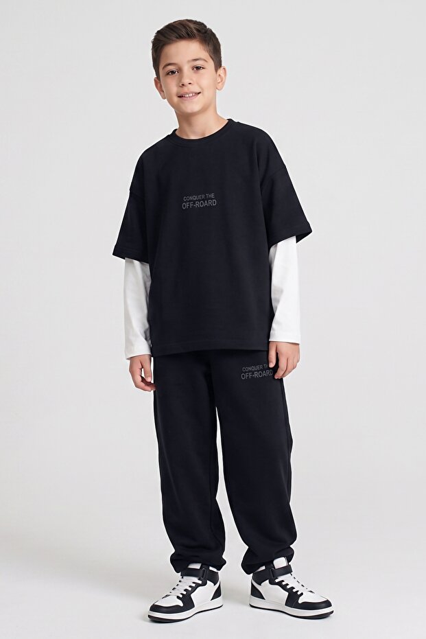 Dmb Boy's 2-Piece Set Black m 4206