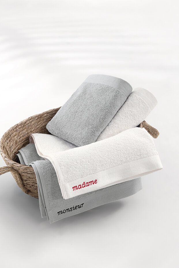 Bagh 100% Cotton Hand/Face/Head Towel Set of 4 - 50X80 cm