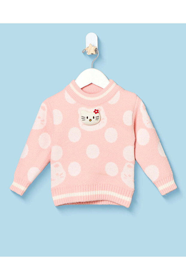 Infant Girls Pink Printed Pullover