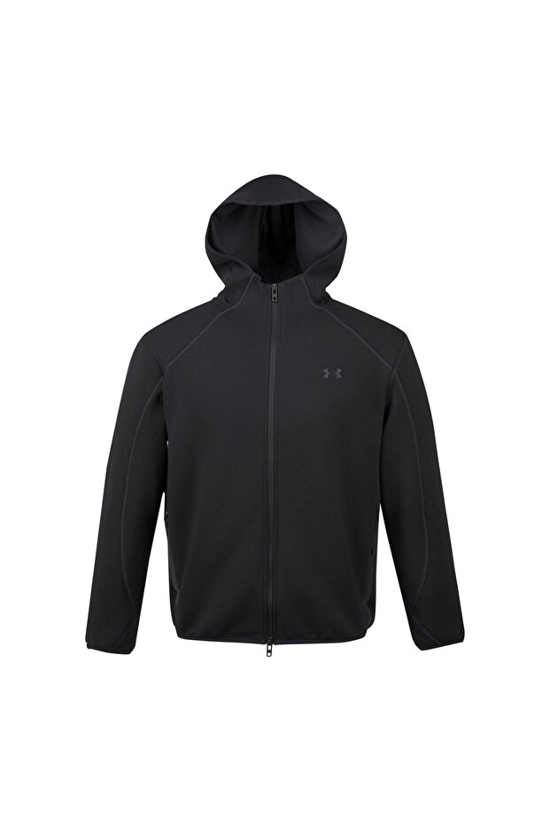 Unstoppable Fleece Men's Black Hooded Jacket