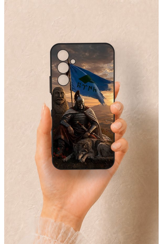 Samsung A54 Compatible Kıpçak Military Patterned Silicone Case