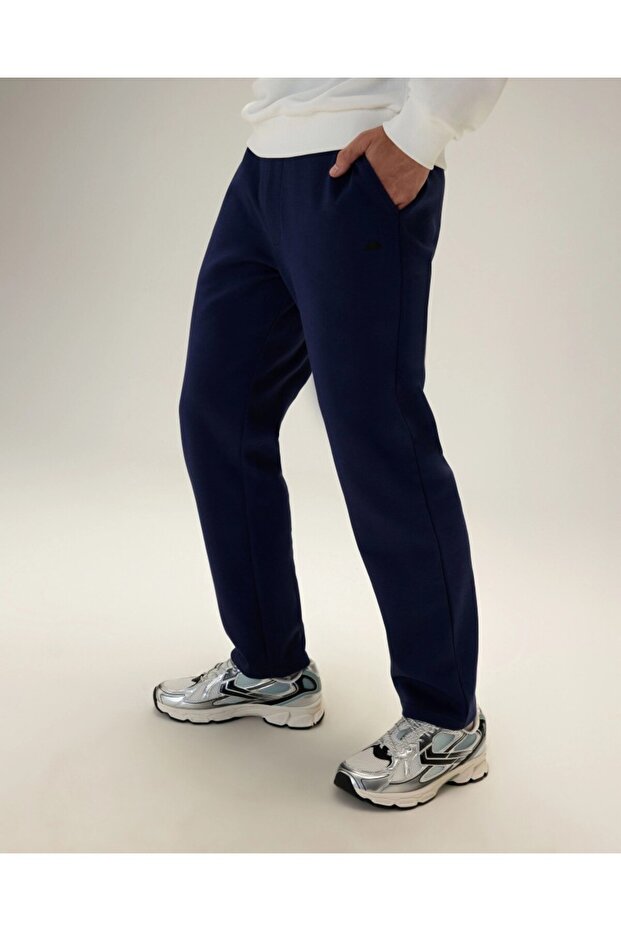 5Wm4546-Nv Men's Sweatpants Navy Blue