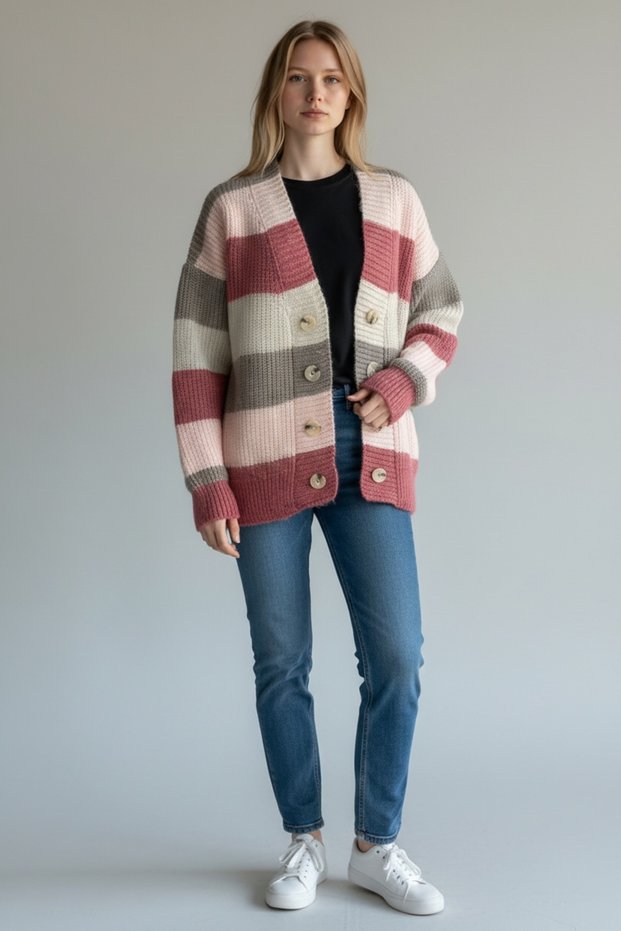 Patterned Cardigan