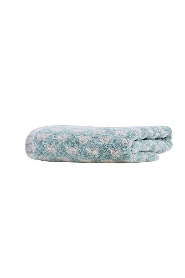 Jungle Muse Pyramid Face Towel Standard - Mint Green