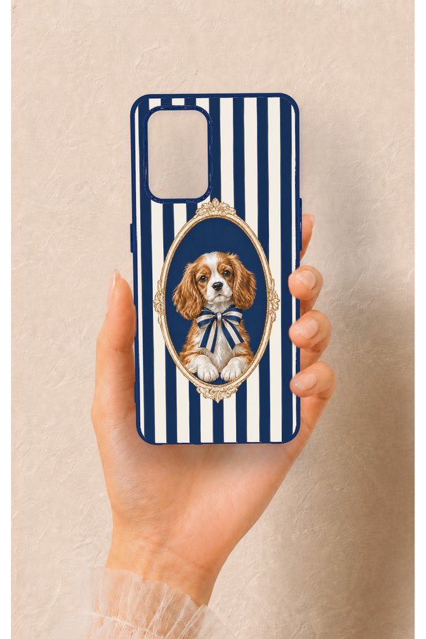 Oppo-A74 Compatible Cute Dog Pattern Silicone Case