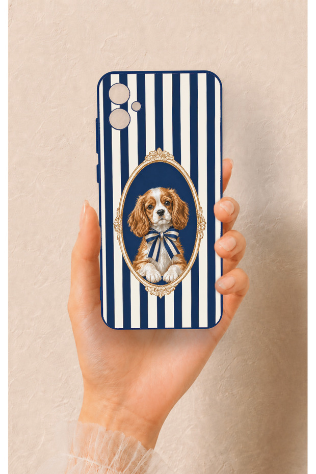 Samsung A05 Compatible Cute Dog Pattern Silicone Case