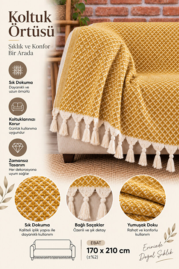 Star Border Sofa Cover | Sofa Throw 170X210 | Cotton