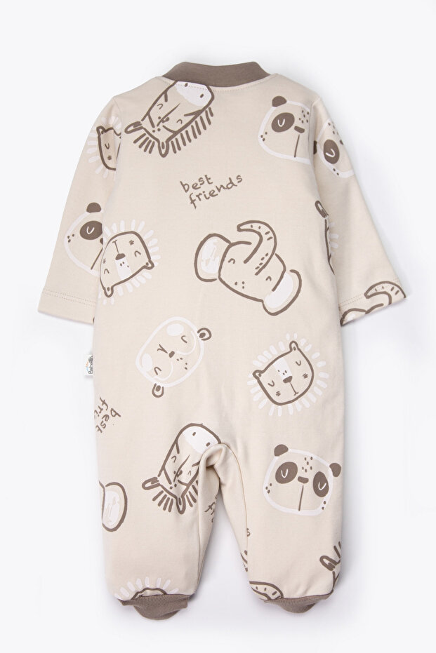 Interlock Socked Jumpsuit (Best Friends) Beige