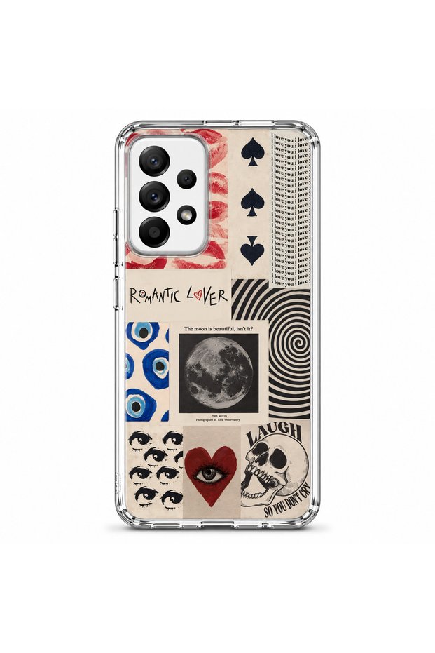 Samsung A73 Transparent Printed Case