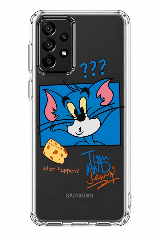 Samsung A73 Transparent Printed Case