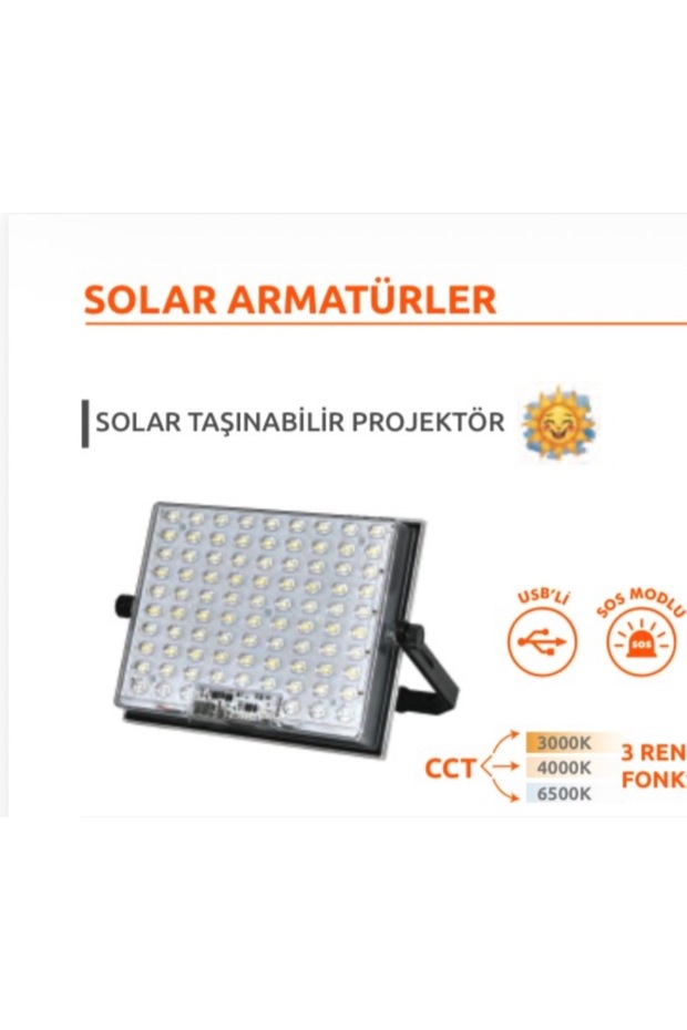 200w solar projektör