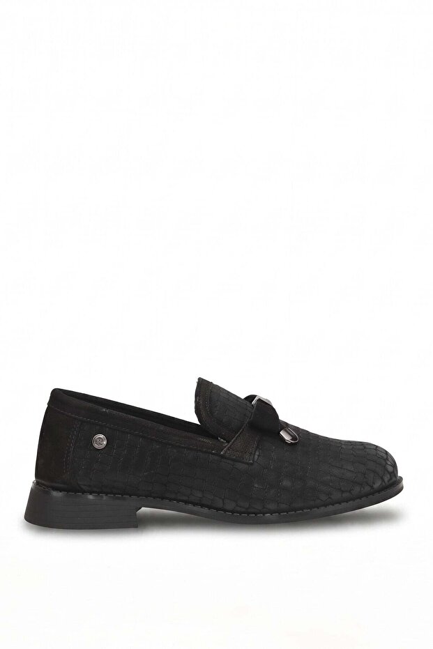 D26Ka-3075 Women's Genuine Leather Casual Shoes Black