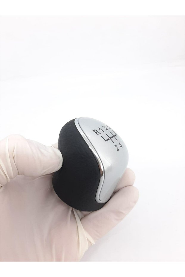 Grey Shaded 5 Forward Leather Gear Shift Knob for Chevrolet Cruze