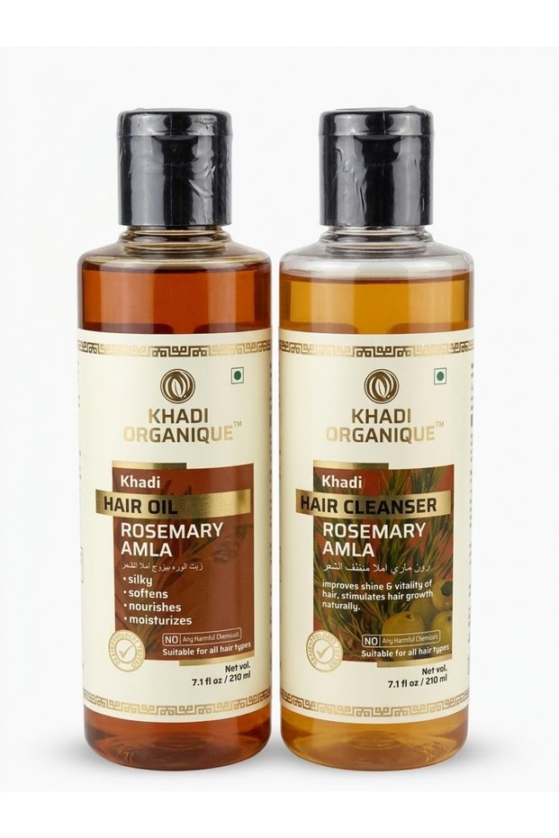 Rosemary amla hair oil khadi 210ml & Rosemary amla shampoo khadi 210ml