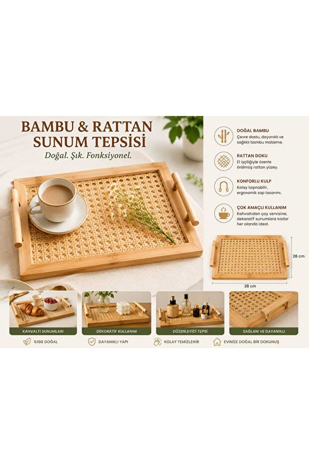 bambu hazeran tepsi