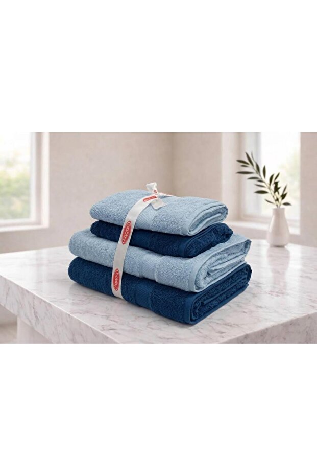 Hamam Set Navy Blue Gray