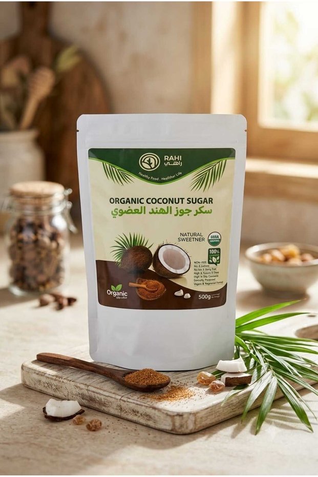 سكر جوز الهند العضوي