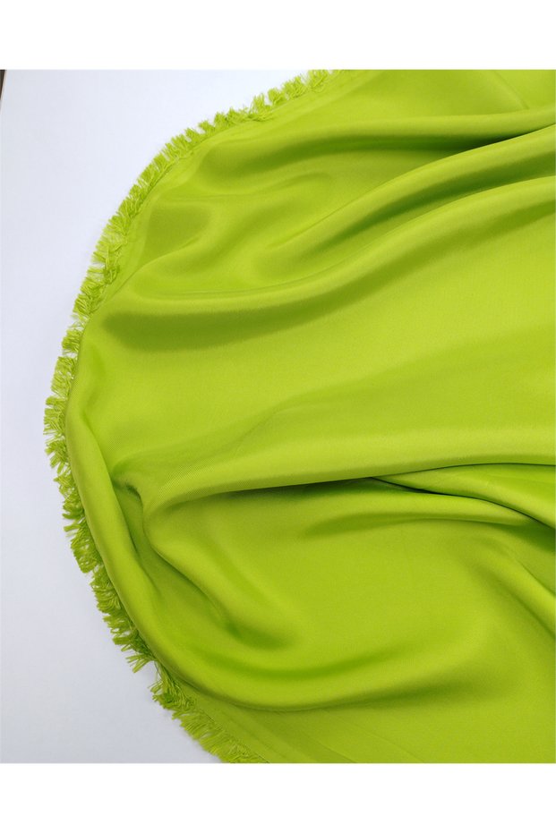 Pistachio Green Fine Shiny Viscose Woven Fabric for Shirts & Dresses 140X280Cm