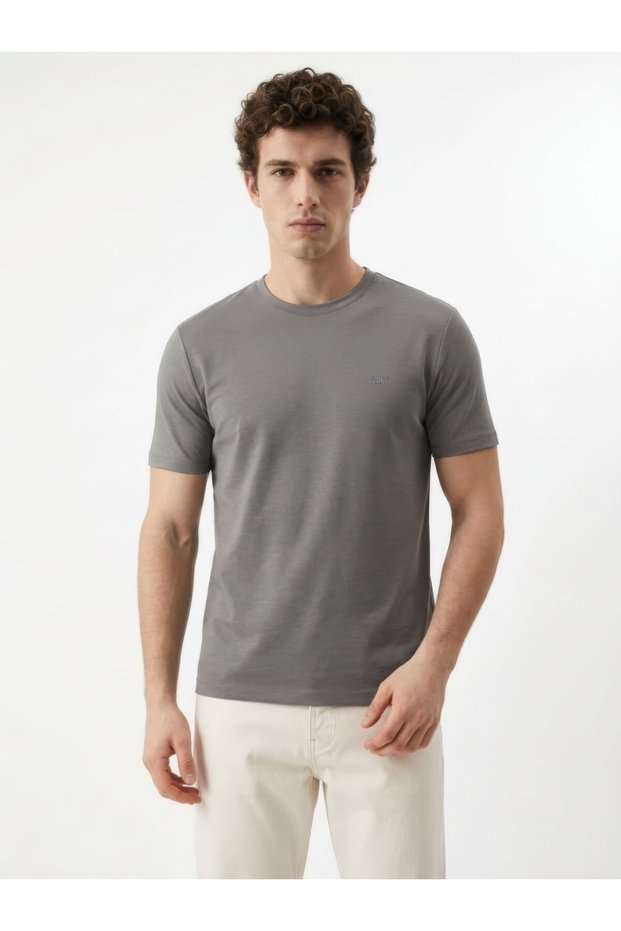Men's Anthracite Lf 2038850   Off White Tshirt Lf 2038850